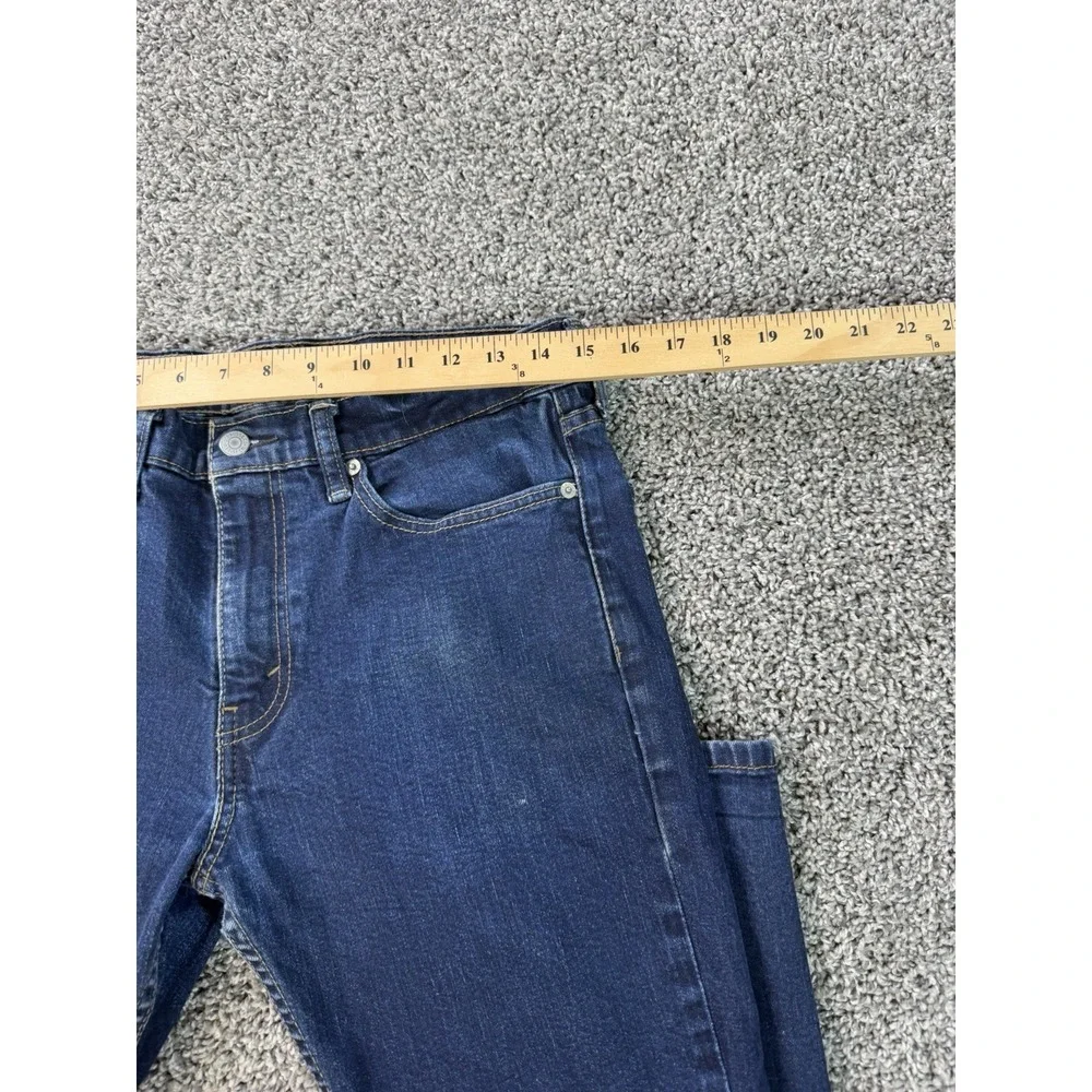 Levi's 511 Slim Straight Jeans Men's Size 34X34 Blue Dark Wash